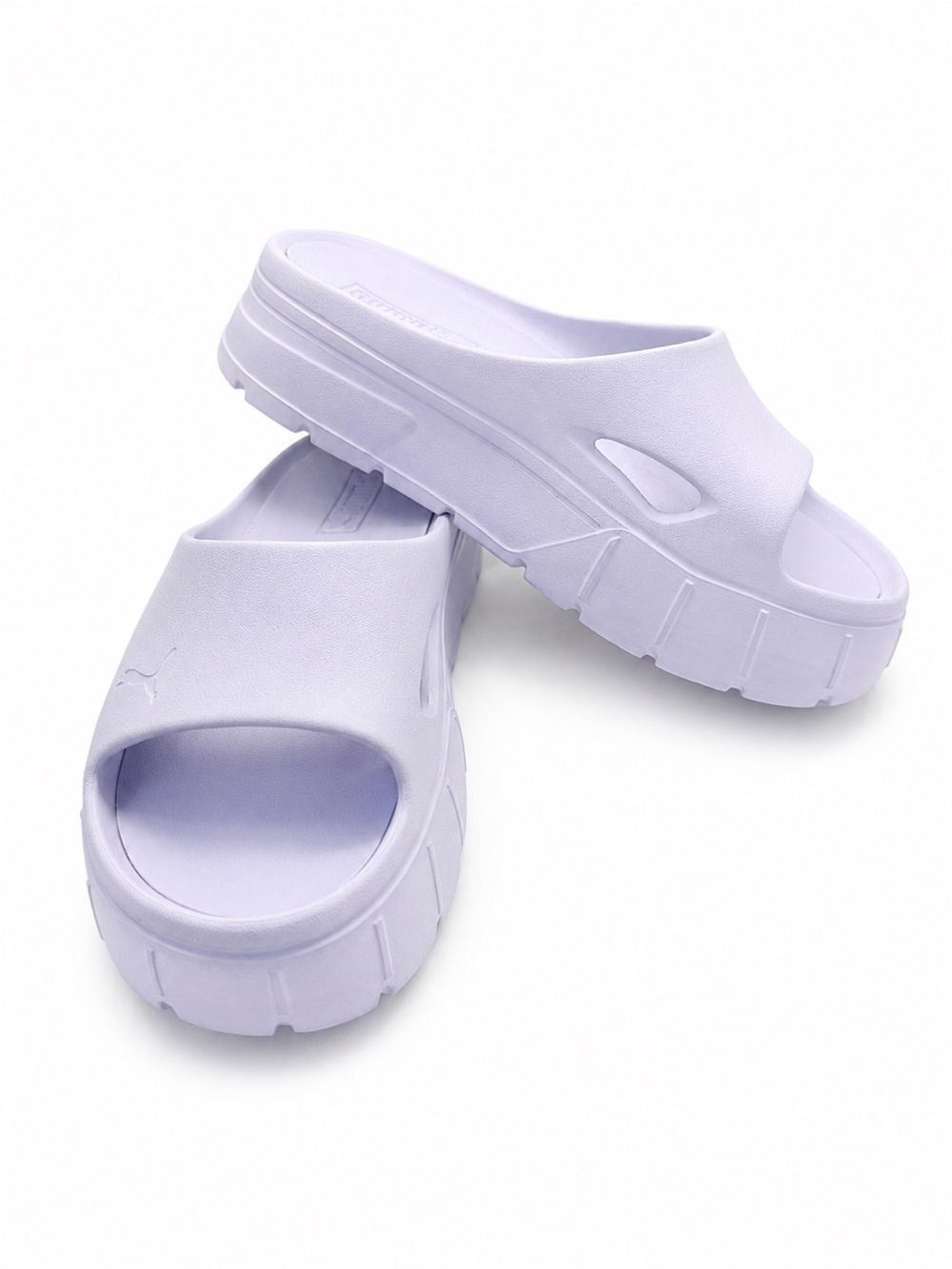 Puma Lilac Platform Slide Sandals - Women